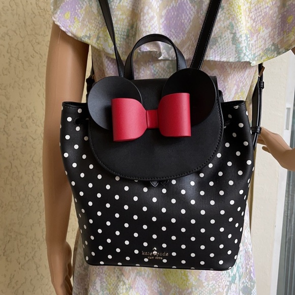 disney x kate spade new york minnie mouse backpack - Picture 11 of 16